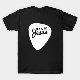 Funny Christian Guitar Pick Jesus T-Shirt